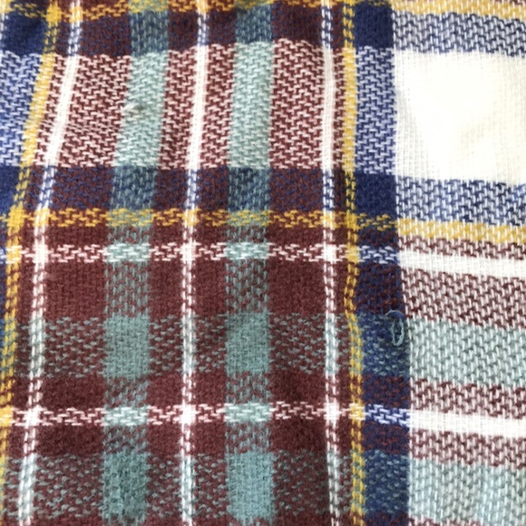 Plaid Blanket Scarf - Picture 2 of 2